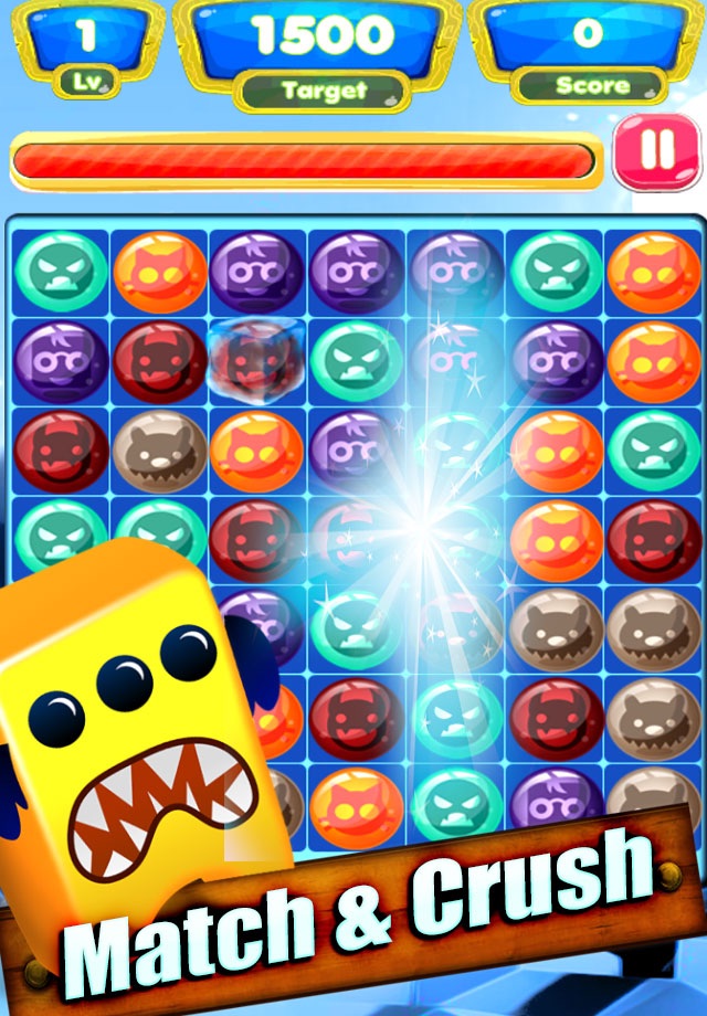 Monster Marble Blast Mania : Free Candy Match puzzle game screenshot 2