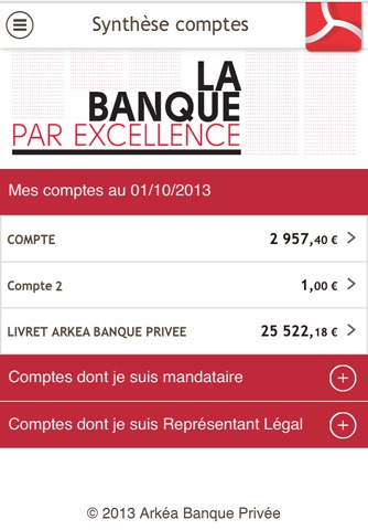 Arkéa Banque Privée screenshot 2