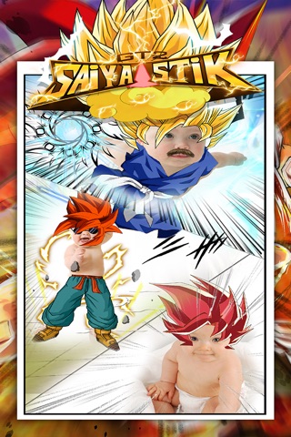 Anime & Manga Goku Saiyan Sticker Camera screenshot 3