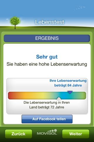 Test of Life: expectancy to live calculator in habits and genetics screenshot 4