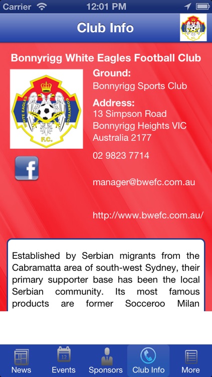 Bonnyrigg White Eagles Football Club screenshot-3