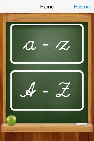 筆記体で書く：書き込みや学校のためのアルファベットの文字をご覧くださいのおすすめ画像2