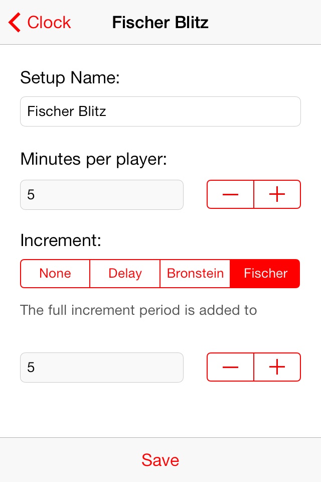 Blitz Chess Clock screenshot 2