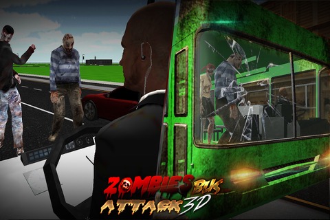 Crazy City Bus Catcher smash Zombie 3D Car Gameのおすすめ画像3