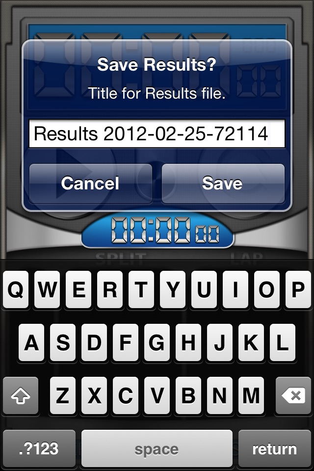 Stopwatch XL FREE screenshot 3