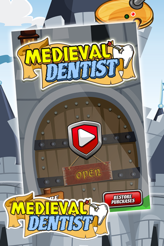 Little Medieval Dentist - Cute Makeover Kids Game screenshot 4