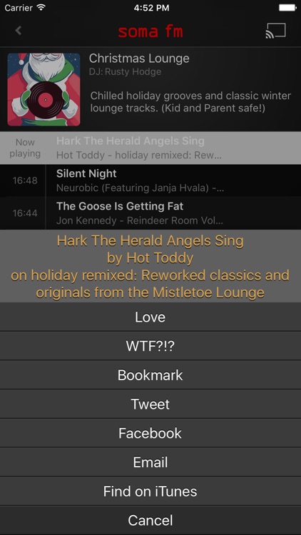 SomaFM Holiday Radio screenshot-3