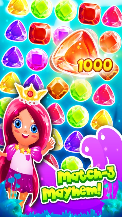 Jewel's Smash Match-3 - diamond game and kids digger's mania hd free