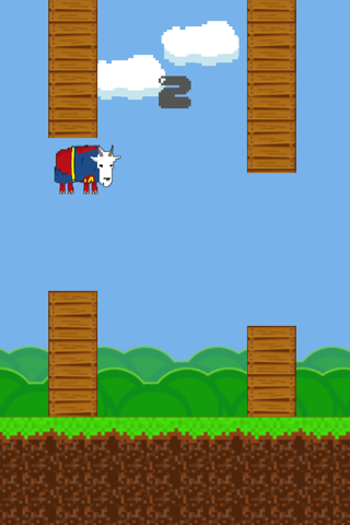 Super Goat: The Extreme FREE Flappy Hero screenshot 3