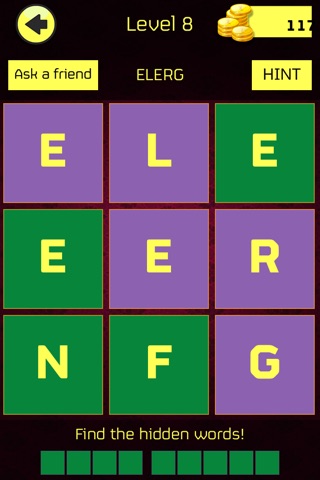 Ultimate Hidden Word King - best brain trivia puzzle game screenshot 2