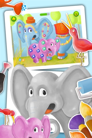 Elephant Care and Dress Up - Free Kids Game screenshot 3