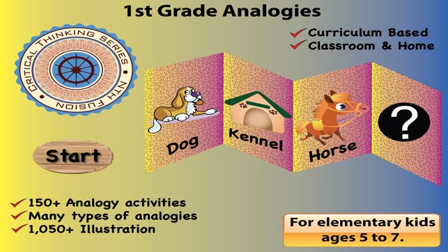 1st Grade Picture Analogy for classrooms