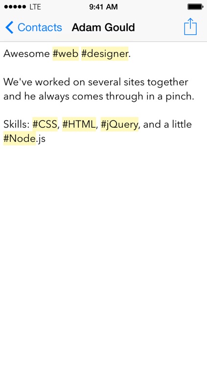 Notable - Contact Notes Made Easy