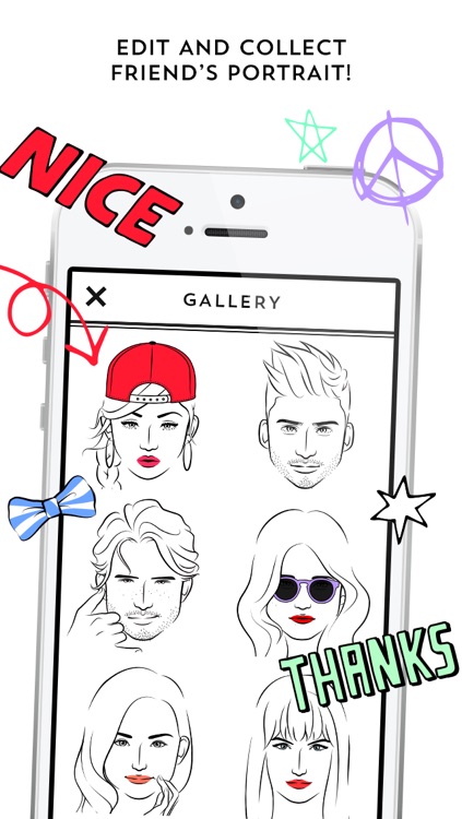 MINE - A PORTRAIT MAKER - Simple and Stylish! The most fashionable portrait app! screenshot-4