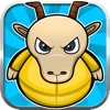 Stupid Ninja Farm Goat jumping - Funny hay pile jumping game for kids