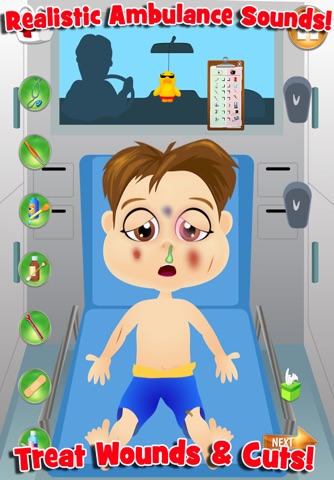 Ambulance Doctor - Virtual Kids Emergency EMT Nurse screenshot 2