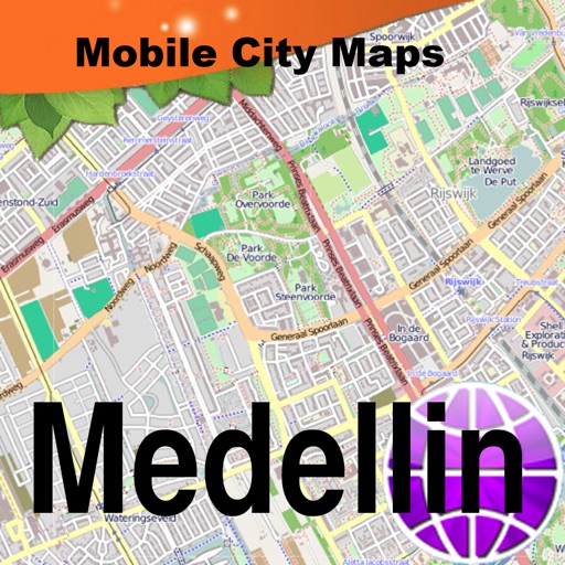 Map of Medellin icon