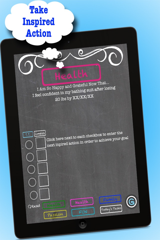 Goal Letting Daily Habit Tracker: Setting Life Goals and Taking Inspired Action screenshot 2