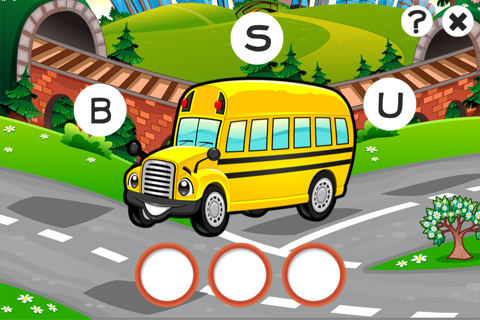 ABC car games for children: Train your word spelling skills of cars and vehicles for kindergarten and pre-school screenshot 4