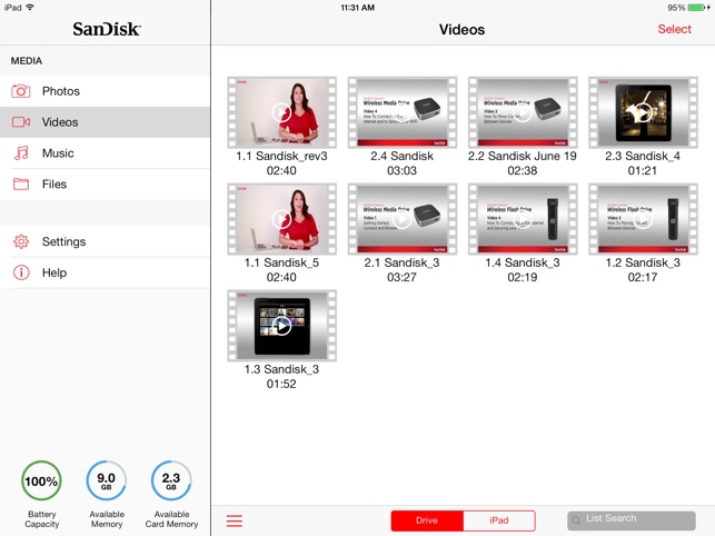 SanDisk Connect™ Wireless Media Drive HD(圖2)-速報App