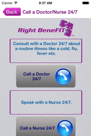 Right BeneFIT screenshot 2