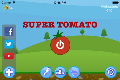 Supertomato - The flying tomato fighting against the cucumbers screenshot 4