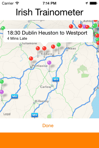 Trainometer Ireland - How are the railways performing? screenshot 3