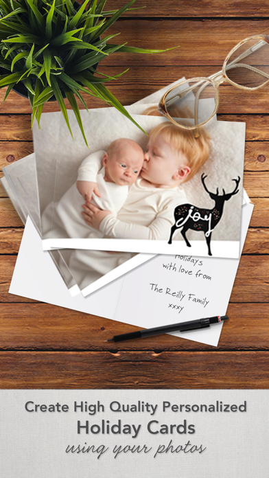 Screenshots of CleverCards: Greeting Cards & eCards for Facebook for iPhone