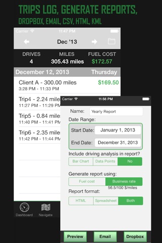 Extra Mile:IRS Mileage Tracker screenshot 2