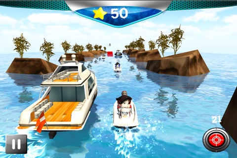 Action Jetski Jumps Free screenshot 2