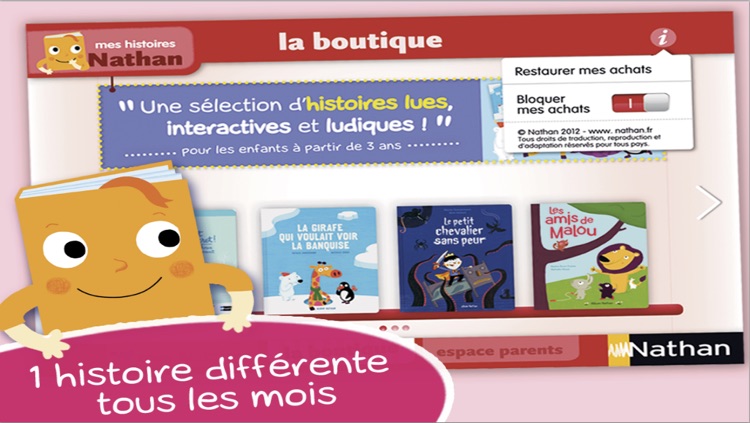 Mes histoires Nathan : des livres interactifs pour les enfants dès 3 ans