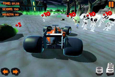 Halloween Car Smash Zombies screenshot 2