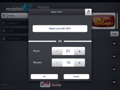MobitelTV for iPad screenshot 3