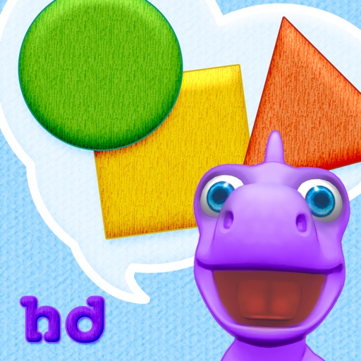 Shapes with Dally Dino HD - Preschool Kids Learn Shapes with A Fun Dinosaur Friend Icon