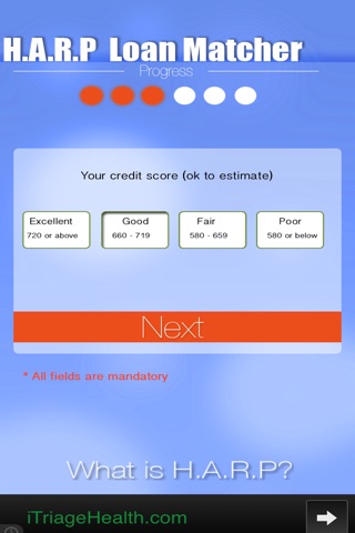 HARP Loan Matcher screenshot 2