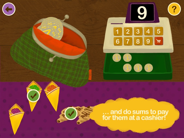 Cittadino Market! Math learning and shopping game for children screenshot-3