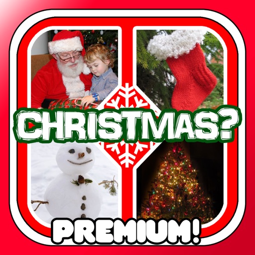 Christmas Guessing Puzzle - Many Pics What's The Word Santa Claus? ho ho ho PREMIUM by Golden Goose Production