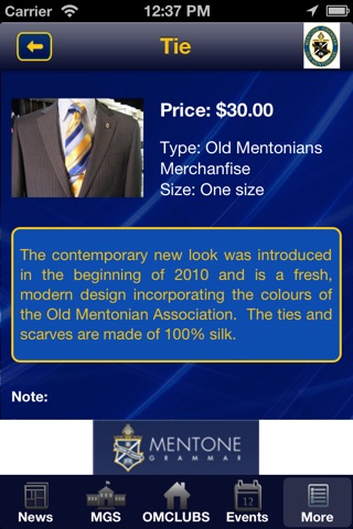 Old Mentonians Association screenshot 4