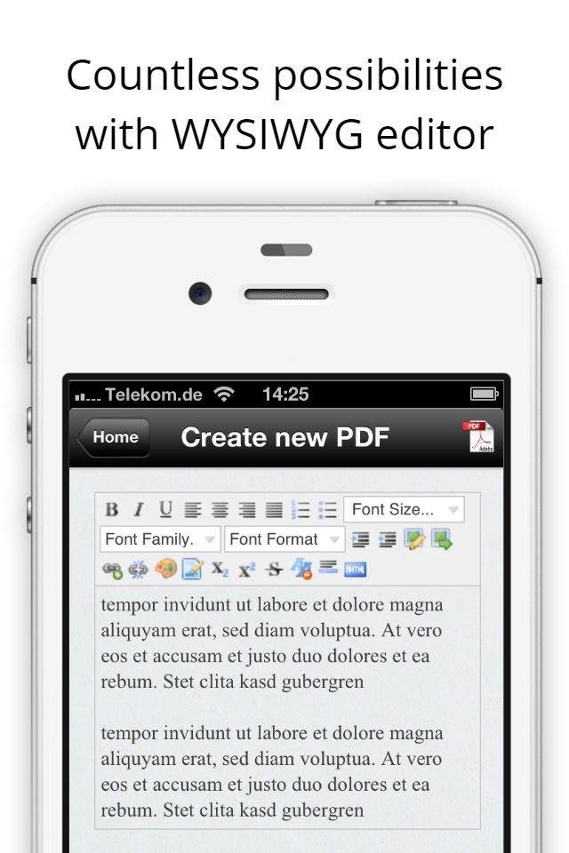 PDF Creator - Create your own PDF screenshot 3