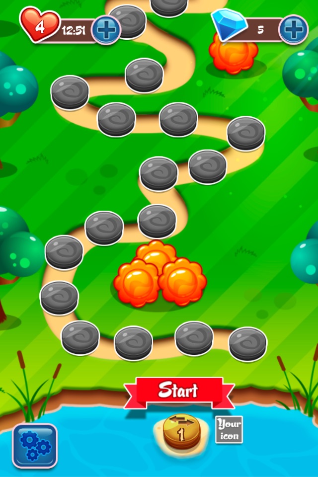 Sweet Fruit Jelly Garden Saga : Match 3 Free Game screenshot 2