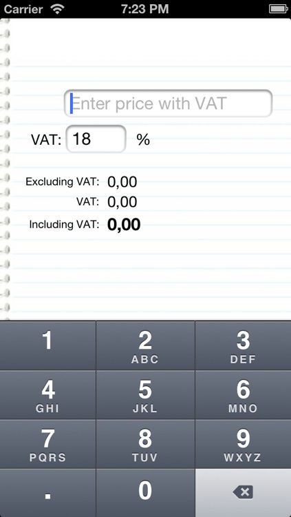 VAT TAX Calculator