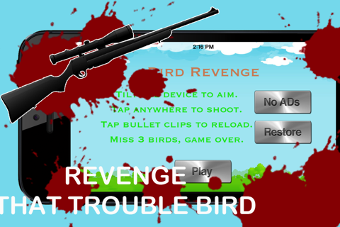 A Hunting Adventure Bird Revenge Sniper Game Flappy Edition screenshot 2