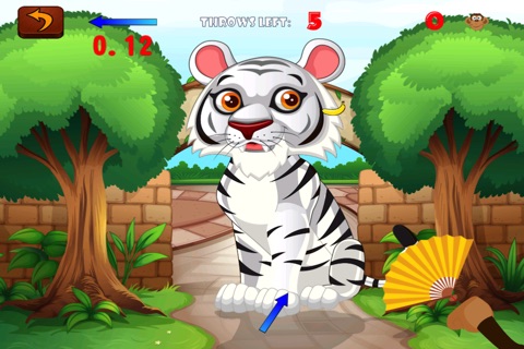 White Tiger Feeding Challenge - Wild Zoo Animal Fruit Lover screenshot 2