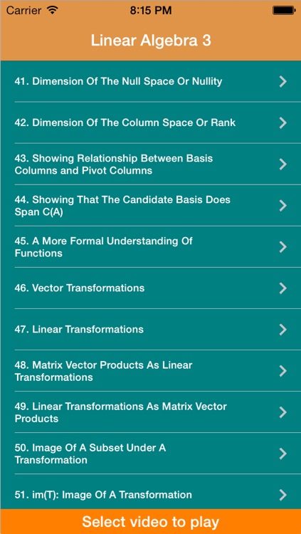 Khan Academy: Linear Algebra 3