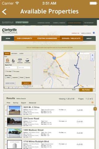 Clarksville Economic Development screenshot 3
