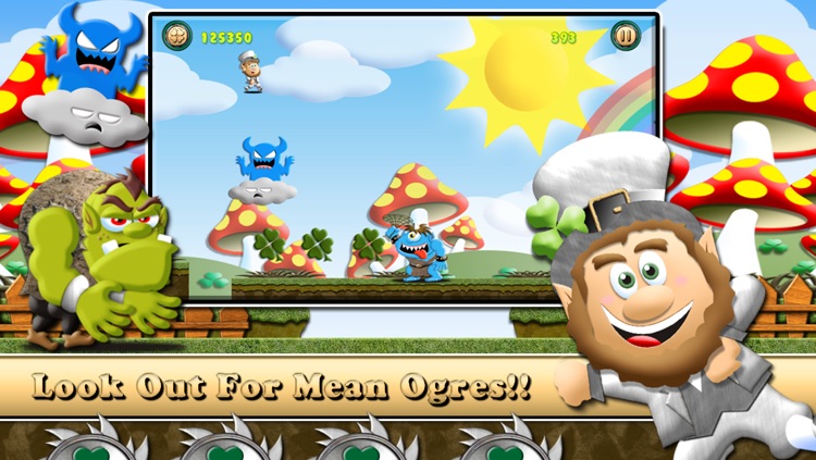 Super Leprechaun's Gold Rush - Rainbow World Mayhem Free screenshot-3