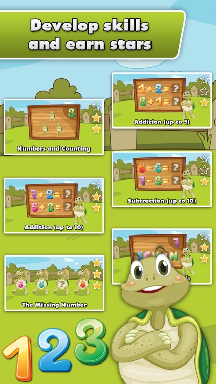 Turtle Math for Kids - Children Learn Numbers, Addition and Subtraction screenshot-4