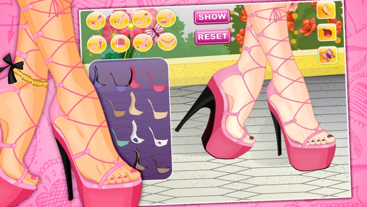 High-heeled shoes designer