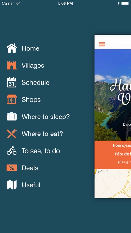 Tour in Provence, the Haut-Var Verdon app