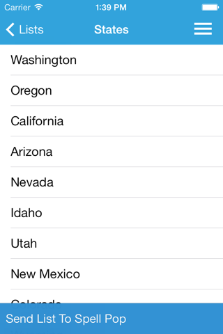 Spell Pop Lists screenshot 3
